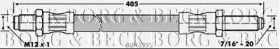 BORG & BECK bbh6395 -  Шланг сцепления